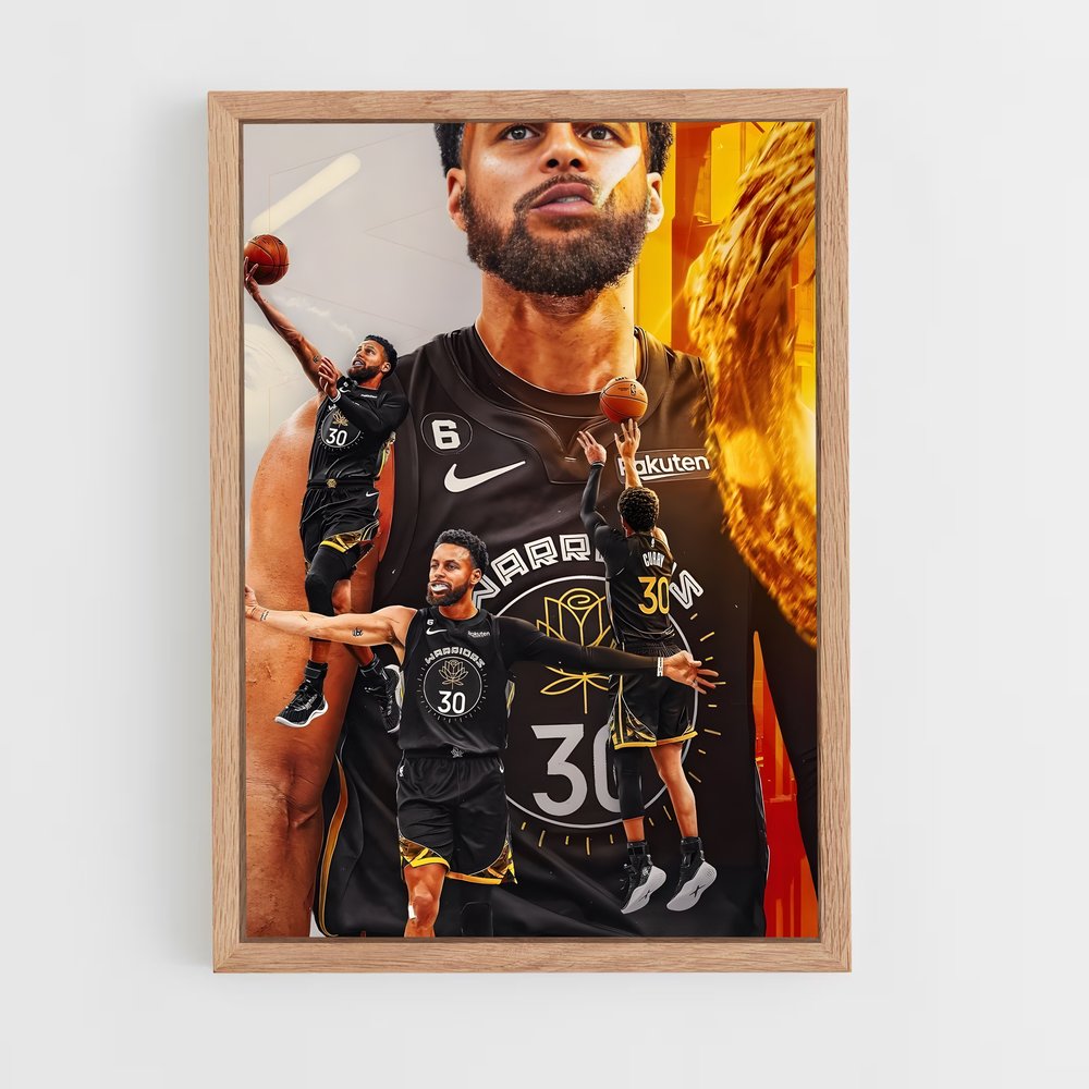 Poster Stephen curry – affiche Basketball (vue 4)